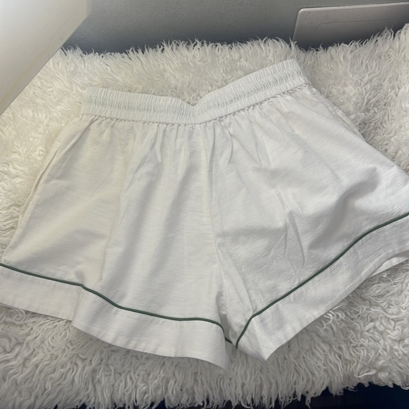 Zimmerman Clover Appliquéd Palm Tree cotton shorts size 2 - Picture 8 of 11